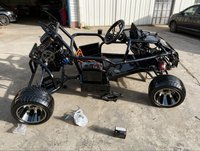 Kart de course à haute performance 72V 3KW 10KW, buggy électrique à quatre roues rapide 100KM/H pour course sur circuit et parc d'attractions