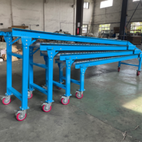 Convoyeur à gravité extensible robuste X-YES pour le déchargement de véhicules porte-conteneurs de toutes tailles Système de chargement Camion