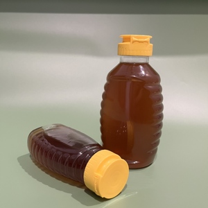 Mới nhất nhựa trong suốt Pet mật ong Jar rỗng bóp chai cho mật ong với 130ml 250ml 750ml năng lực - Product Image 2