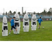 Di alta qualità 205cm di altezza calcio calcio calcio calcio gratis formazione parete tumbler attrezzature con stampa logo