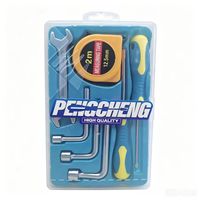 Set Perkakas Tangan A821, Perlengkapan Perkakas Tangan, Obeng Pisau Tang Palu Meteran Penggunaan Sehari-hari Produk $1, Perkakas dan Alat Seri 1$