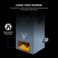 Nouveau module de gravure et de découpe laser haute puissance LASER TREE 30W, tête laser 160W, assistance pneumatique, diodes 6 cœurs PWM 450nm