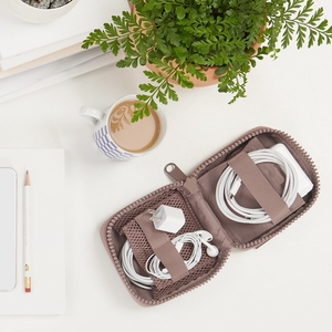 2021Custom popular Electronics Travel Gadget Organizer Tech Bag Storage Carrying Bag Pouch for USB Cable