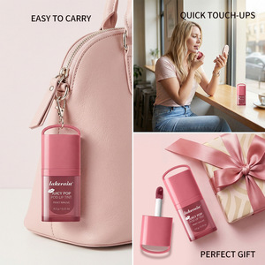 Lakerain JUICY POP POD LIP TINT Vente en gros Marque privée <span class=keywords><strong>Gloss</strong></span> à lèvres longue tenue haute brillance hydratant biologique aux peptides - Product Image 4