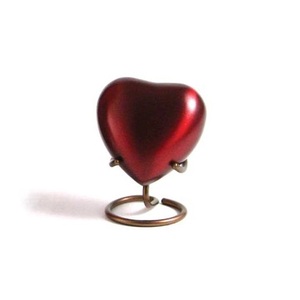 Best Selling High Quality Metallic Heart Shaped <b>Small</b> Keepsakes Cremation <b>Urn</b> <b>For</b> <b>Human</b> <b>Ashes</b>/Funeral Supplies - Product Image 6
