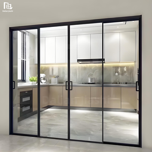 Porte coulissante toute neuve, cadre en alliage d'aluminium ultra-fin, verre simple, étanche, insonorisée, en fibre de verre, design moderne, <span class=keywords><strong>cave</strong></span> à <span class=keywords><strong>vin</strong></span> - Product Image 2