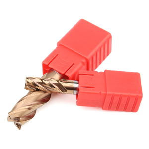Fresa a candela piatta in carburo HRC55 a 2/4 taglienti, da 4mm a 12mm, per fresatura ad alta velocità, all'ingrosso - Product Image 3