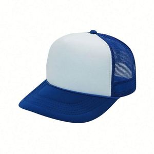 Man <b>Women</b> Wholesale 5 Panel Mesh Trucker <b>Cap</b> Own logo Custom Foam Trucker <b>Cap</b> - Product Image 6