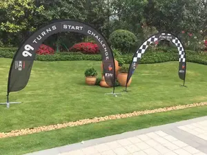 Best Price For Digital Printing Custom Size Logo Arch Race Gate Banner