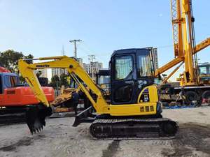 Excavadora usada Komatsu PC55, mini-excavadora de Japón, máquina hidráulica de orugas de 5 toneladas, de la venta al por mayor - Product Image 2