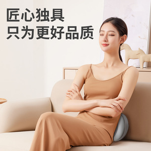 Oreiller de massage multifonction Jare avec thérapie thermique pour le cou, les épaules, le dos, la taille et les jambes, poignée portable, rechargeable par USB - Product Image 2