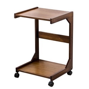 Mesita de noche de madera con ruedas para uso junto a la cama, mesa auxiliar pequeña para el hogar, para adultos - Product Image 5