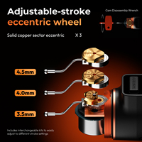 Harga Pabrik Hawink Mesin Tato Rotary Nirkabel Profesional Baru Warna Hitam Mesin Tato dengan Stroke yang Dapat Disesuaikan untuk Seni Tubuh