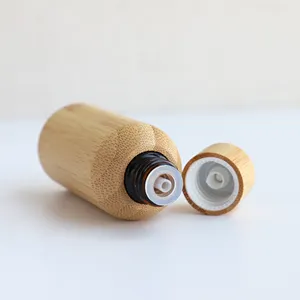 15ml 30ml Bamboo Cover Glass Bottle Essential Oil Bottle