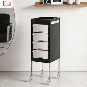 Chariot de salon T0165 avec logo/couleur personnalisés, chariot à 4 tiroirs, roues silencieuses de 3 pouces, livraison directe pour <span class=keywords><strong>studio</strong></span> de beauté - Product Image 2