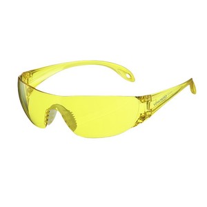 Gafas de seguridad Yamamoto Lf 104 L Fit, montura completa, lentes amarillas, resistencia a impactos, uso en laboratorio químico, fabricadas en Japón - Product Image 1