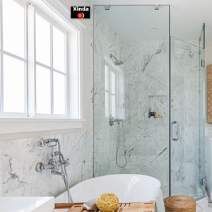 Coin Quadrant <span class=keywords><strong>Armoire</strong></span> de douche Salle de bain <span class=keywords><strong>Porte</strong></span> de douche <span class=keywords><strong>coulissante</strong></span> en verre trempé - Product Image 2