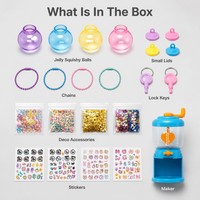 Kit de fabrication de squishies DIY avec boules de mélange d'eau et boules qui brillent dans le noir pour enfants, coffret cadeau artisanal pour garçons et filles