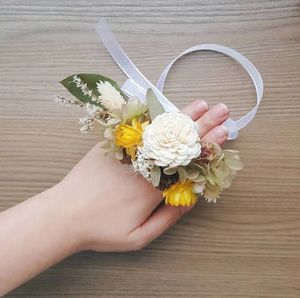 Ins <b>Dried</b> Flower Bouquet, Wedding Bridal Bouquet, Used for Wedding Decoration - Product Image 5