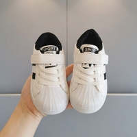 Nouvelle Arrivée Baskets Décontractées à Semelle Souple pour Enfants, Chaussures de Sport à Bout Coque pour la Marche