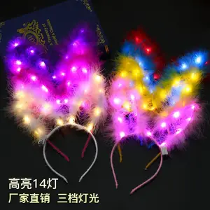 LED Light Up Toys Party Favors Headband Christmas Birthday Gift Glow In The Dark Party Supplies For Kids Adult
