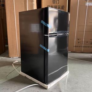Mini <span class=keywords><strong>Frigo</strong></span> Nero a Doppia Porta da 90L (3.1 Piedi Cubi) con Congelatore Superiore, Supporta Ampio Intervallo di Alimentazione 110-240V 50/60HZ - Product Image 3