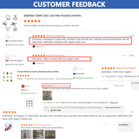 Servicios de Fundición de Precisión por Cera Perdida en Acero Inoxidable 304 316, Fabricación Personalizada con Marca Privada