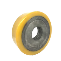 Longue durée de vie, 250x80 mm, pièce de chariot élévateur LINDE / numéro de pièce. Roue de charge en polyuréthane solide 0009933852