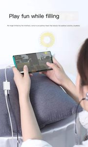 Adaptateur <span class=keywords><strong>USB</strong></span> Type C 2 en 1 avec audio 3.5mm et chargeur pour ordinateur portable Adaptateur de prise auxiliaire pour téléphone portable Type C Direct Stock - Product Image 3