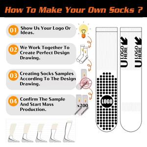 Chaussettes de sport personnalisées de qualité supérieure, avec logo brodé, pour femmes et hommes, avec logo imprimé, de marque, de style sportif - Product Image 3