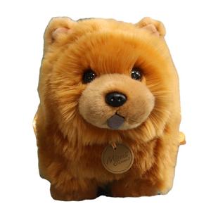 Toptan stok gerçekçi Chow Chow ve Pomeranian köpek peluş oyuncak sevimli sevimli yıkanmış çocuk konfor peluş oyuncak - Product Image 5