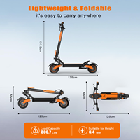 Scooter Eléctrico Todoterreno KUGOO LX10 Pro en Stock en Almacén Europeo, Autonomía de 100 KM, Motor Dual de 1400W*2, 60V 20Ah, Scooter Eléctrico para Adultos