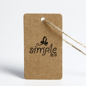 Various <strong>Shape</strong> Custom Design Disposable Kraft <strong>Paper</strong> Shoes and Clothing hang <strong>Tag</strong> Label for Gifts - Product Image 5