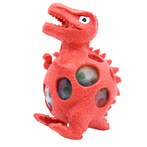 2025 Cute Dinosaur Squishy Fidget Toys Mesh <b>Ball</b> Bead Squishy Dinosaur <b>Squeezed</b> Toys for Kid - Product Image 5