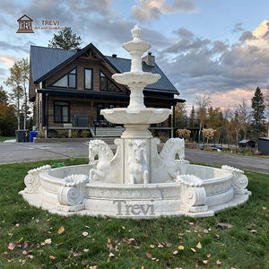 Fuente de agua para caballos al aire libre de mármol decorativo de <span class=keywords><strong>entrada</strong></span> delantera de casa europea de diseño Popular <span class=keywords><strong>TREVI</strong></span> - Product Image 1