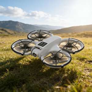 Petits drones prosumer avec télécommande à écran, lunettes VR et caméra HD 480P réglable pour une photographie aérienne extérieure de haute qualité - Product Image 1