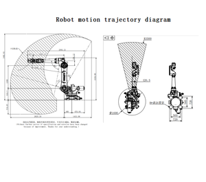 6 Axis Industrial <b>Robot</b> with 100kg Payload 3500mm Arm IP40 <b>Stacking</b> Loading Handling <b>Palletizing</b> 380V - Product Image 3