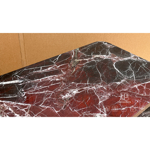 Multi Scene Use of Living Room Apartment Black Red <b>Marble</b> <b>Coffee</b> <b>Table</b> Rectangle Curve Natural Stone <b>Table</b> Red <b>Marble</b> <b>Coffee</b> Tab - Product Image 5