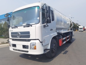 Camion de réparation d'urgence municipal Dongfeng 4x2 de Chine, véhicule utilitaire de type caisse, camion d'aspiration d'eaux usées haute pression, réservoir d'aspiration diesel - Product Image 2