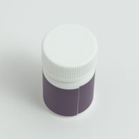 Cannacoast – Bouteille cylindrique en plastique à bouchon à vis anti-enfants personnalisée pour fleurs, herbes, comprimés, pilules et médicaments