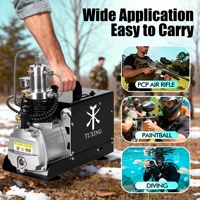 Compresseur d'air portable TUXING pour PCP, paintball, chasse et plongée, avec arrêt manuel HPA, 4500psi 300bar 30mpa, vente en gros, meilleur prix