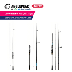 Canna da Pesca MF 2.58m 2.7m 3m 3.3m 3.6m 3.9m per Lancio da Riva, con Portamulinello in Carbonio e Anelli FUJI O Guide, in Fibra di Carbonio T1100+M40X, per Surfcasting - Product Image 1
