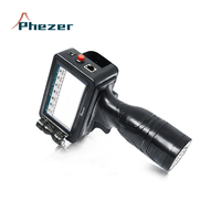 Impresora de inyección de tinta portátil TIJ con tinta ecosolvente, boquilla Ricoh, tinta de secado rápido, 1-12.7mm, 2-12.7mm, codificación automática de fecha de caducidad para cajas y bolsas, huevos