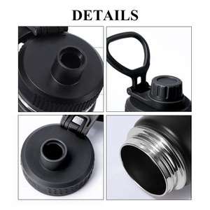 Oem biểu tượng tùy chỉnh 12oz/16oz/18oz/22oz/25oz/32oz/40oz thép không gỉ chân không cốc nhiệt thông minh thể thao chai nước với nắp - Product Image 4