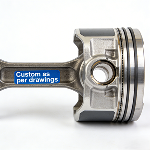 Biela de acero forjado CNC 4340 personalizada de fábrica profesional para motores diésel - Electroerosión por hilo de alta resistencia para tractores agrícolas OEM - Product Image 2