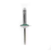 Attelle d'ampoule à tête bombée en aluminium, Rivet aveugle avec caoutchouc pour bateau