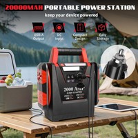 Tyrell Chenergy HH604 2000A Peak Amp 240W Jump Starter Portabel untuk Mobil/Truk 12V Penguat Baterai Lampu LED Pompa Udara Pengisi Angin Ban