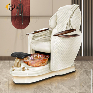Großhandel Moderne Luxus Beauty Nagelstudio Möbel Whirlpool-Pedikürestühle ohne Verrohrung mit Abflusspumpe für Fuß-Spa-Massage - Product Image 3