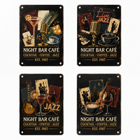 Rustikales Vintage-Blechschild Bier Metallposter Plakette Individuelle Wanddekoration für Männerhöhle Bar Pub Club Großhandel Maßanfertigung