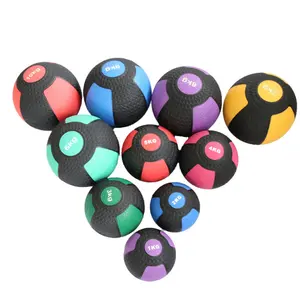 体育用品橡胶药球健身运动球瑜伽袋在许多重量库存
